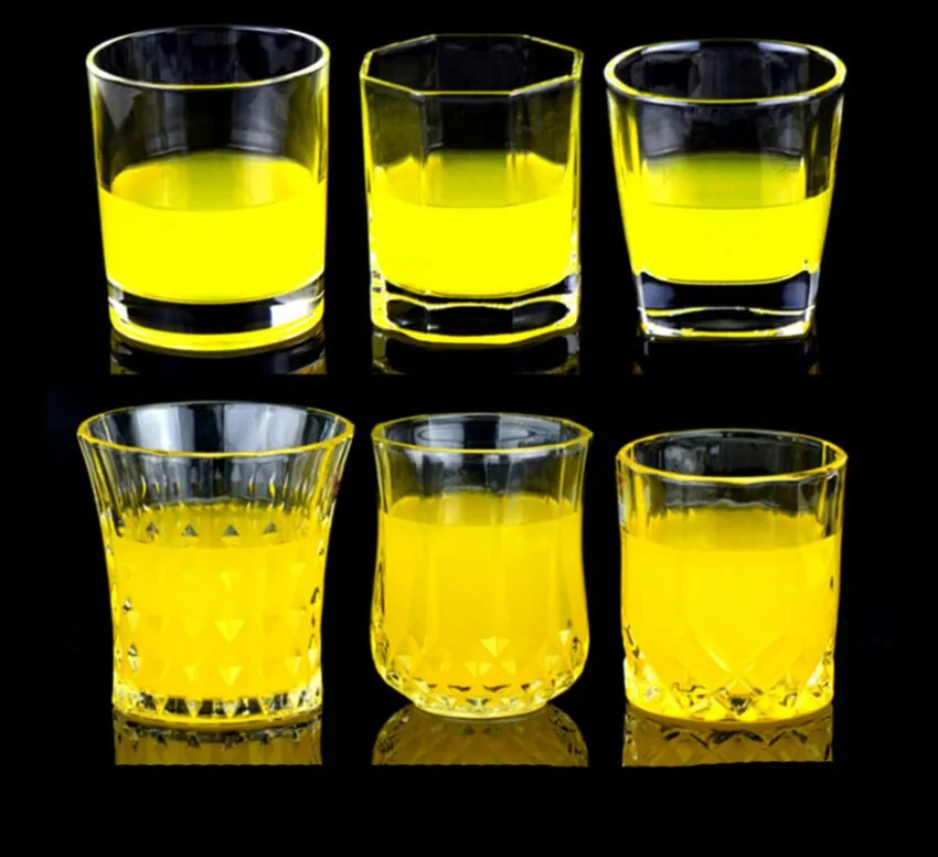 Clear Shot Glass Wine Glass Souvenirs Promotion Unique Pattern Design Drinking Glass Cup