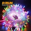 Outer Door Decorative Lighting with 8 modes controller RGB 220V 10M 20M 30M LED String Lights 110V 220V , DEC-110/220V