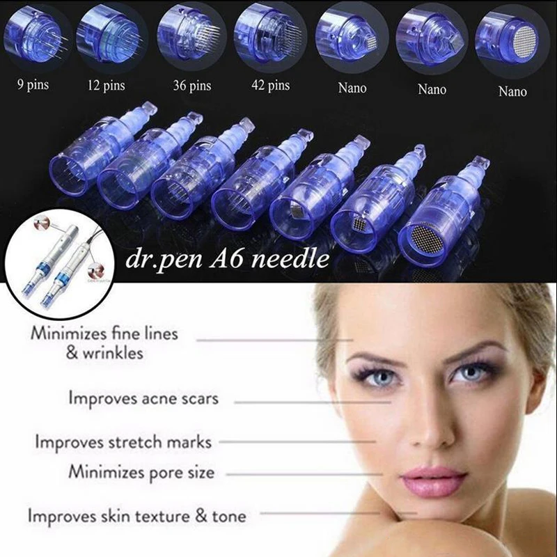 Hot Sale Cosmetic Tattoo Needle Dr Pen Dermapen A6 Needle Cartridge