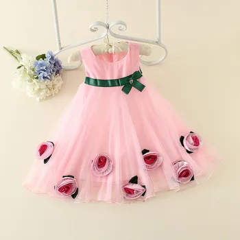 2017 Hot Summer Baby Girls Floral Pattern Clothes Thailand Style