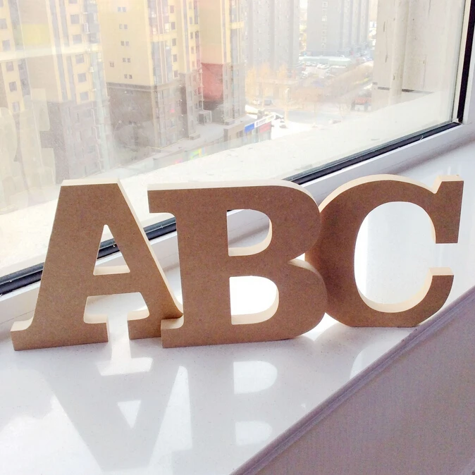 Mdf Classic Font Wood Letters And Numbers 6 Inch Letter Abc - Buy Mdf ...