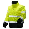 hot sale contrast 3 in 1 waterproof hi viz jacket