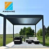 automatic aluminum aerofoil blade louver roof for sunshade