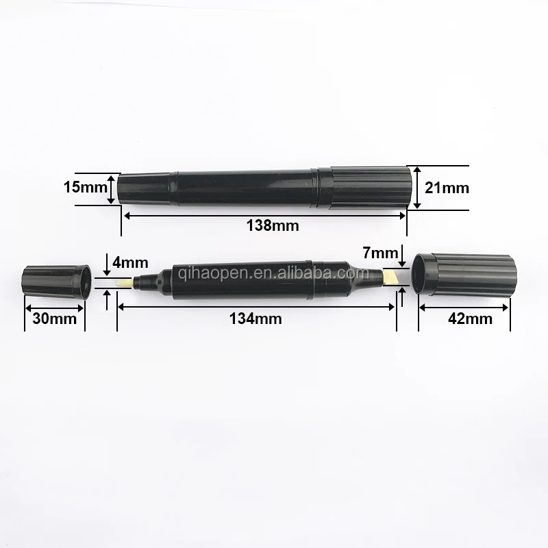 15mm Body Paint Pen Round 4mm Nib Tip And 21mm Body Pen 7mm Chisel Tip ...