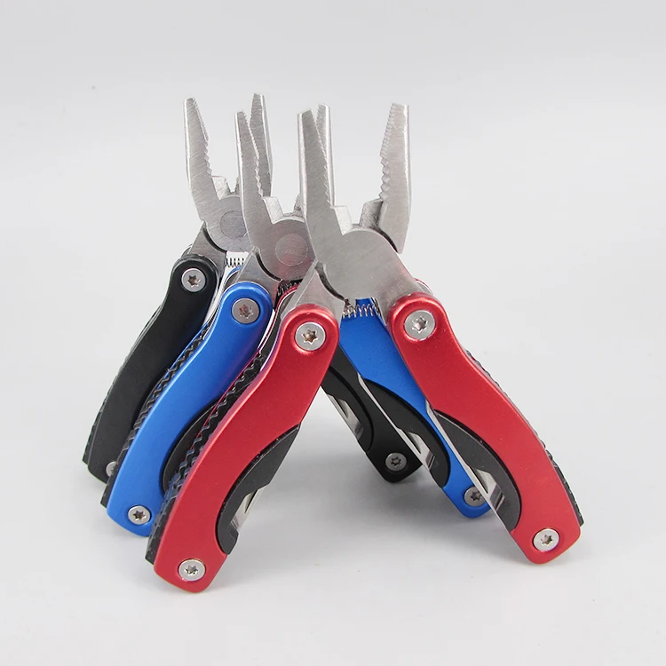 Mini Multifunction Folding Tools Keychain Knife Pliers Screwdriver