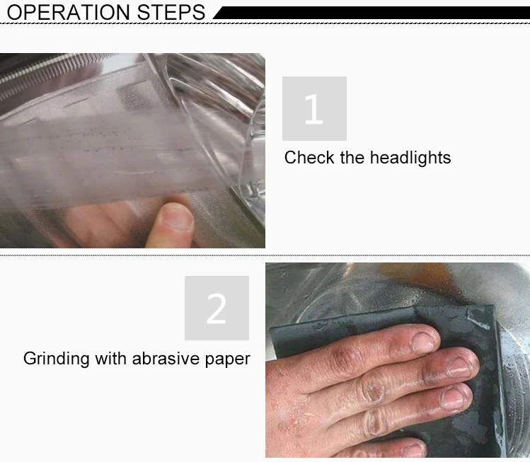 Car Headlight Repair Headlight Revonation Kit Vehicle Head Light Cleaner