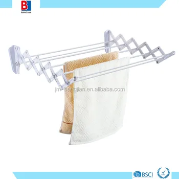 4m Multifunction Abs Wall Mount Accordion Drying Rack 4m Multifunction Abs Wall Mount Accordion Drying Rack