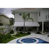 Aluminum retractable curved roof design structural steel shed