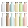Double Wall Insulated 350ml 500ml stainless steel Milk shaped Vacuum Bottle