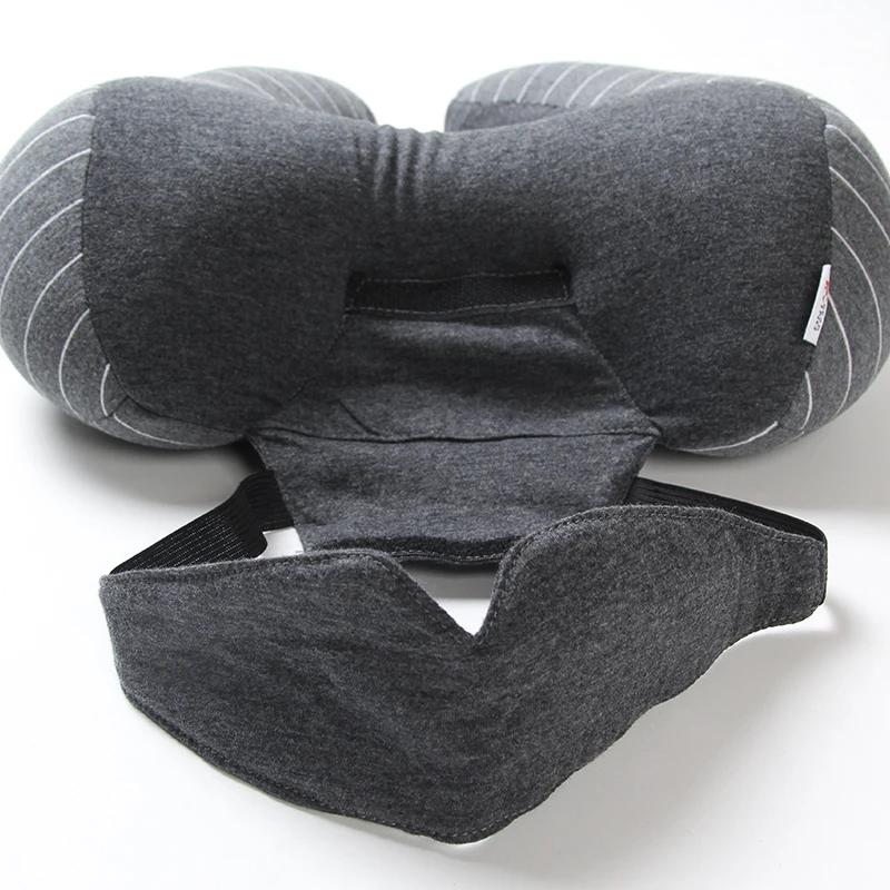 Microbeads Filling U Shaped Neck Pillow Airplane Soft Cushion Travel