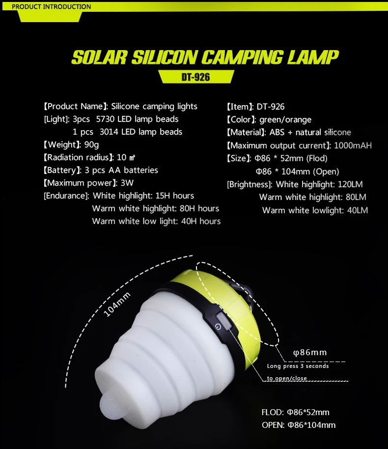 LED camping lamp