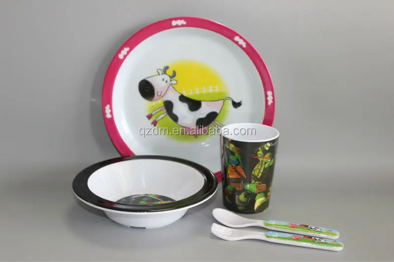 Children Melamine Dinner Set
