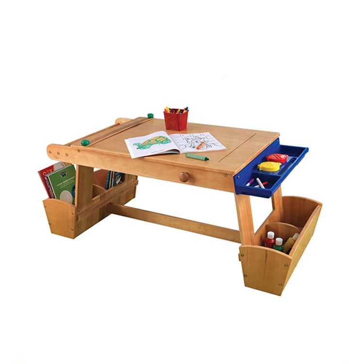 2019 New Products Kid Drawing Portable Art Desk With Drying Rack