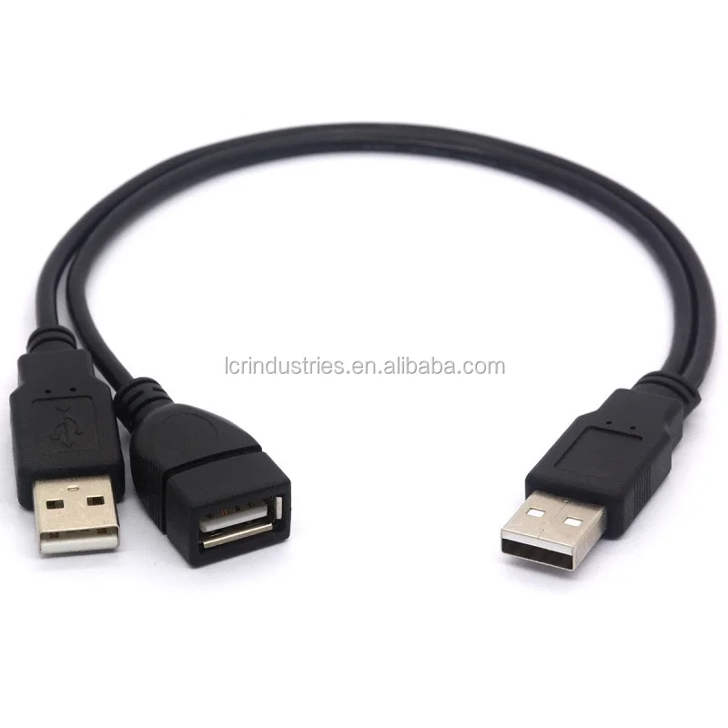 Source USB 2.0 y cable 1 female male on m.alibaba.com