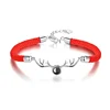 Most popular Silver S925 Deer 100 language Love confession memory Couple bracelet