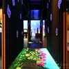 Dynamic interactive floor projection games for kids indoor playground