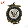 Custom 3D antique brass double eagle gold plated tungsten coin