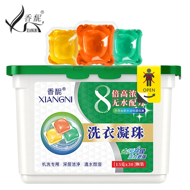 15g*30 Pieces Oem Natural Liquid Laundry Detergent Pods Buy Natural