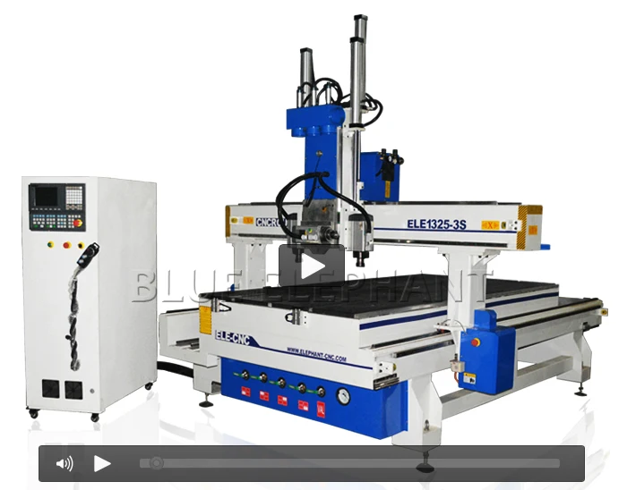 Fully Automatic Tool Change Cnc Wooden Door Making Machine With Middle