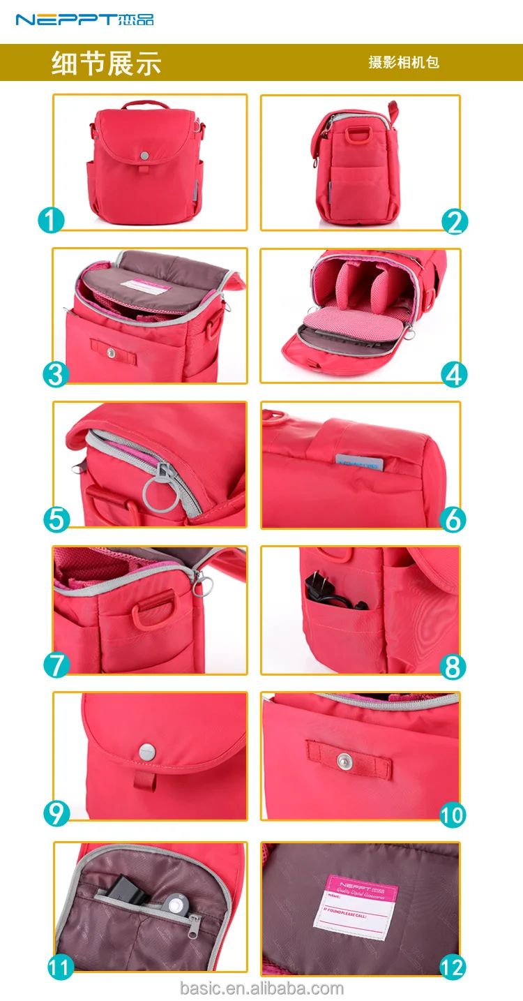 Neppt Camera Bag Nylon,Dslr Camera Accessories 70d 6d Waterproof Bag