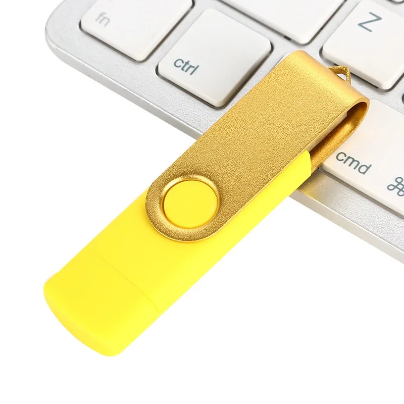Colorful OTG Usb flash drive 8gb 16gb 32gb 64gb 128gb flash drive Swivel Pen Drive memory stick pendrive usb as gift - ANKUX.COM