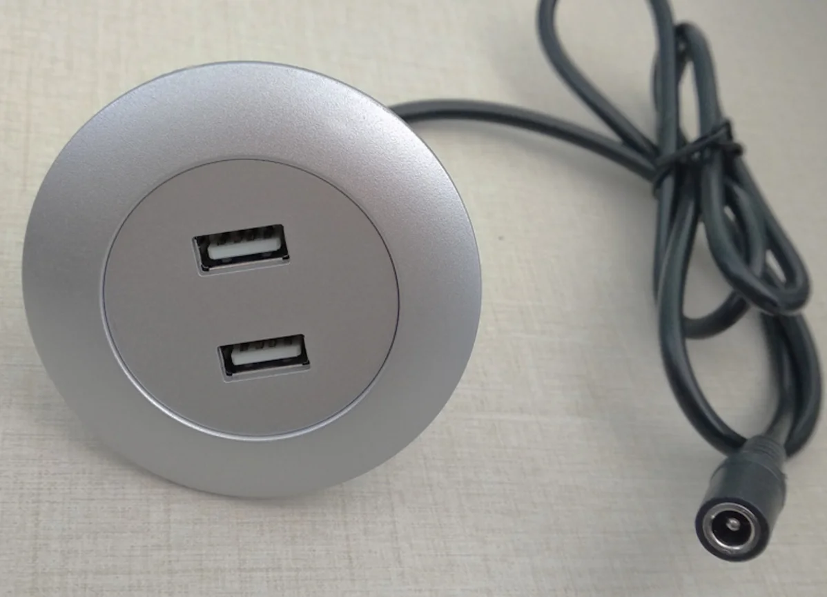 5v 2.1a Sofa Dual Port Usb Charging With Different Country Adaptor / Build In Sofa Office