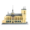 world famous building Notre Dame DE Paris model DIY building blocks toys set for kids gifts