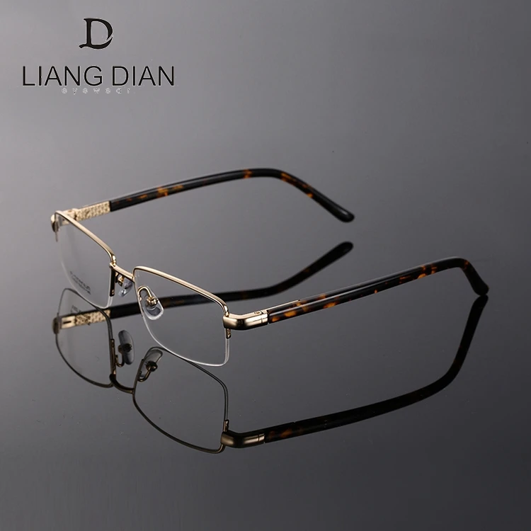 1 paire de lunettes flexibles en acier inoxydable, pour homme, verres flexibles