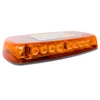 12v 24v Volt Amber 24 LED Flashing Beacon Strobe Light Bar Magnetic or Bolt Mounting
