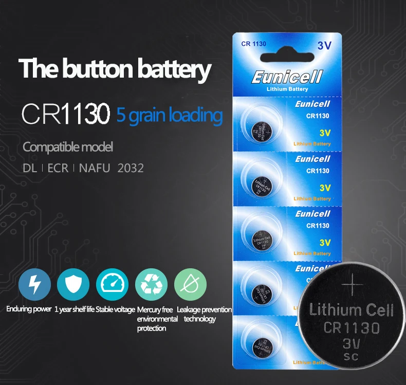 Cr1130 3v Button Cell Battery 48mah Remote Control Toys Electronic ...