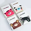 Cute animal cartoon cat mini notepad/memo design your personal spiral notebook printing