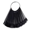 New design artificial nail art tip tools beauty black color nail tips display