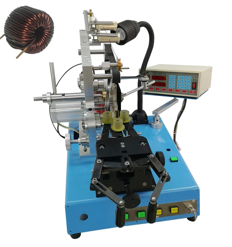 Small Toroidal Ring Core Winding Machine For Inductor Coil Transformer