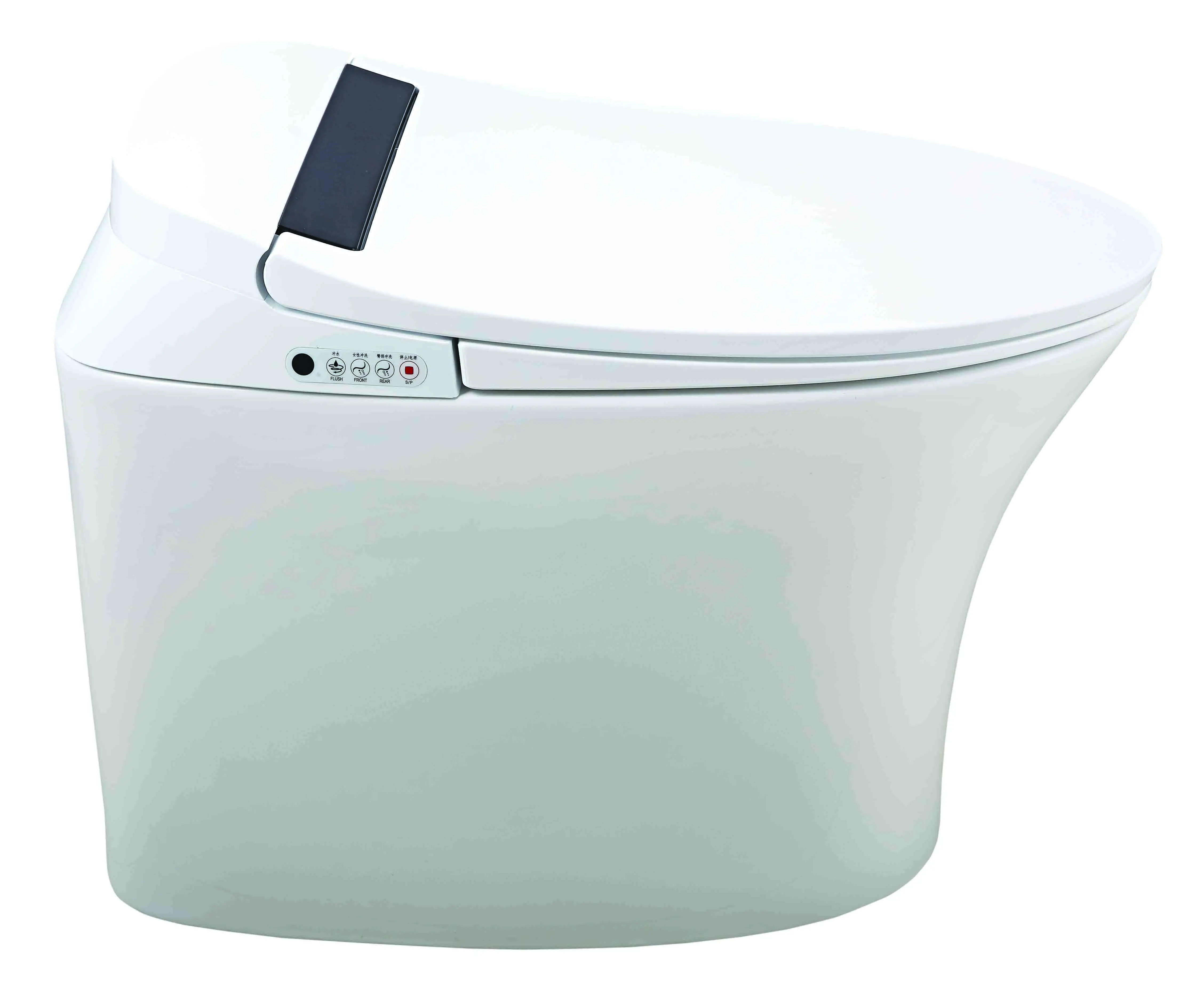 Sanitary wares bathroom ceramic one piece electric intelligent toilet with warm seat airdrying