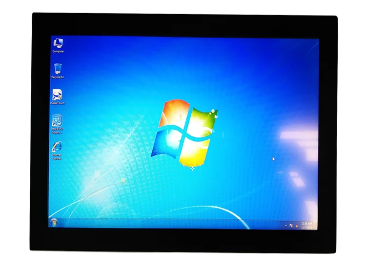 15 inch Industrial Touch Screen All in One PC LCD Touchscreen Monitor with Built in Computer