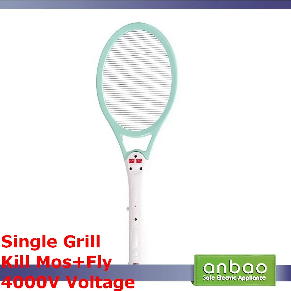 Iso9001 Factory Single Layer Electric Insect Swatter Mosquito Racket