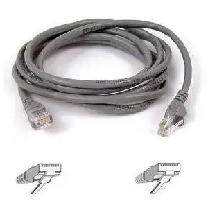 Belkin, Patch Cable Rj-45 (M) Rj-45 (M) 4 Ft Utp Cat 5E Gray B2b For Omniview Smb 1X16, Smb 1X8, Omniview Ip 5000Hq, Omniview Smb Cat5 Kvm Switch "Product Category: Supplies & Accessories/Network Cables"