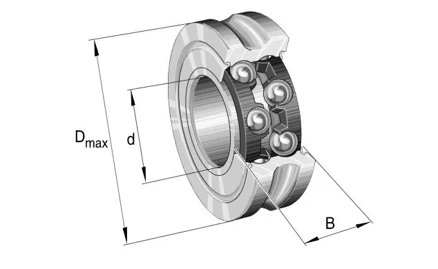 Ina lfr50 5 4 2z hlc чертеж Germany Lfr5301 U Groove Track Roller Bearings Lfr5301kdd Ina Bearing - Buy Ina 
