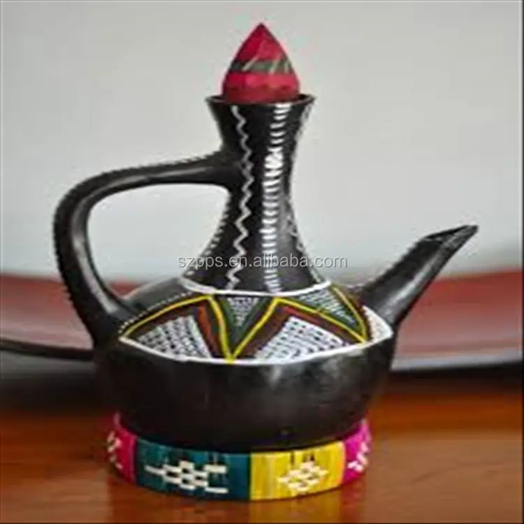 Ethiopian Clay Jebena - Coffee Pot