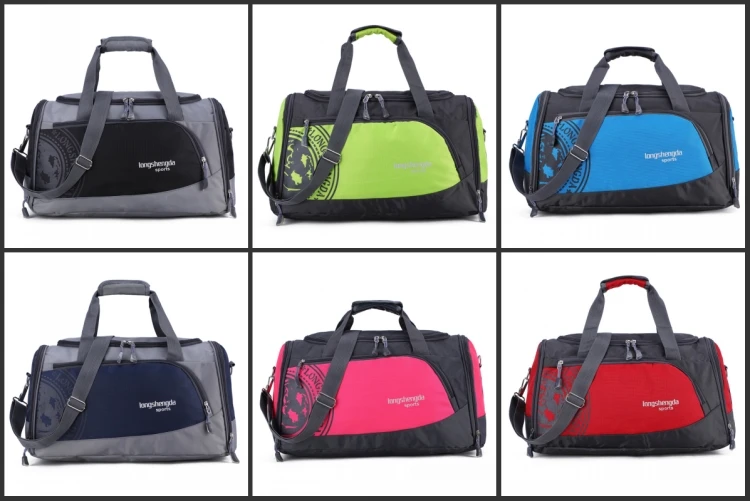 Custom logo new nylon women travel sport bag wholesale training fashion fitness duffel bag