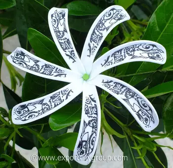 Tahitian Tiare Foam Flower Tribal Tattoo Print 8 Colors Option Buy Foam Flowershandmade Flowerartificial Flowers Product On Alibabacom