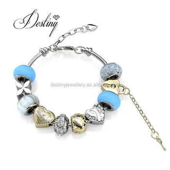 Destiny Jewellery Charms Crystal Beads Bracelet For Women With Destiny Jewellery Charms Crystal Beads Bracelet For Women With Crystals From Swarovski