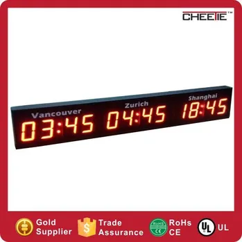 Multi World Time Zones Display Clock World Time Travel Clock Buy
