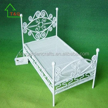 wrought iron doll bed