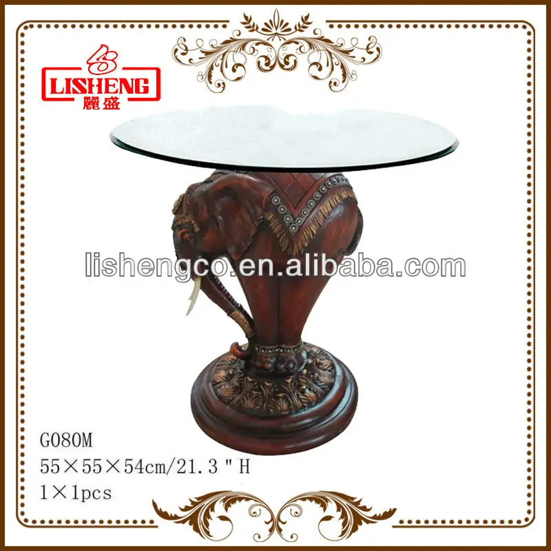 Resin Gl Coffee Table With Animal Base Resin Gl Coffee Table With Animal Base Product On Alibaba