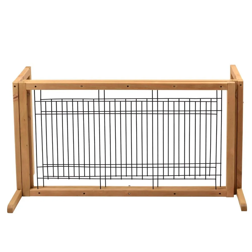 Large Wooden Freestanding Pet Dogs Fence Gate Indoor - Buy Used Chain ...