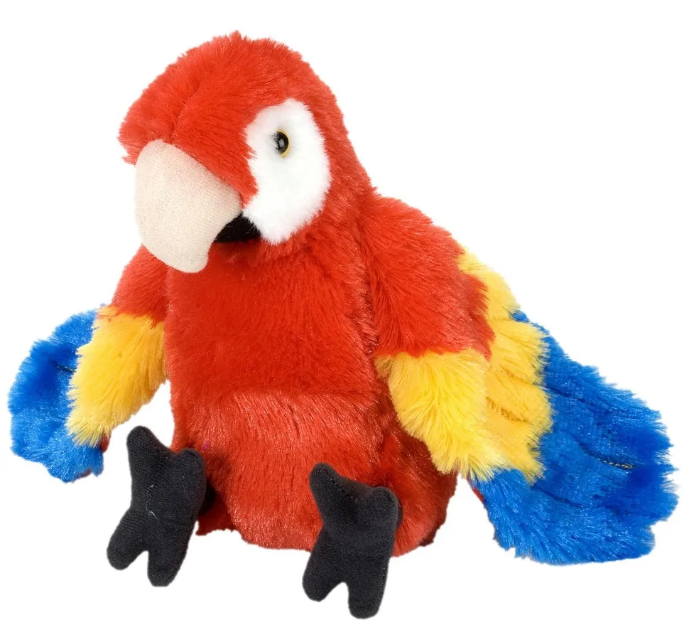 parrot hand puppet