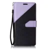 2016 new design Splicing restoring ancient ways PU Leather flip insert card phone cover case for LG K10