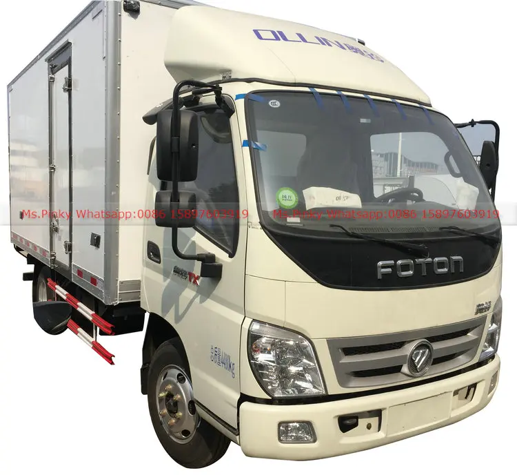 Cheaper Price Foton Refrigerator Truck,Mini Foton Freezer Van Truck