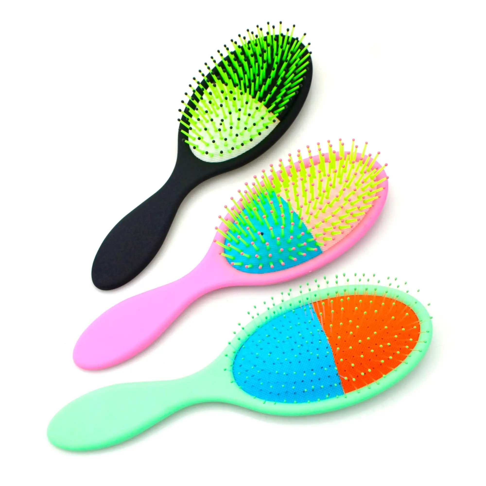 2 Color Top Quality Plastic Round Massage Hair Brush